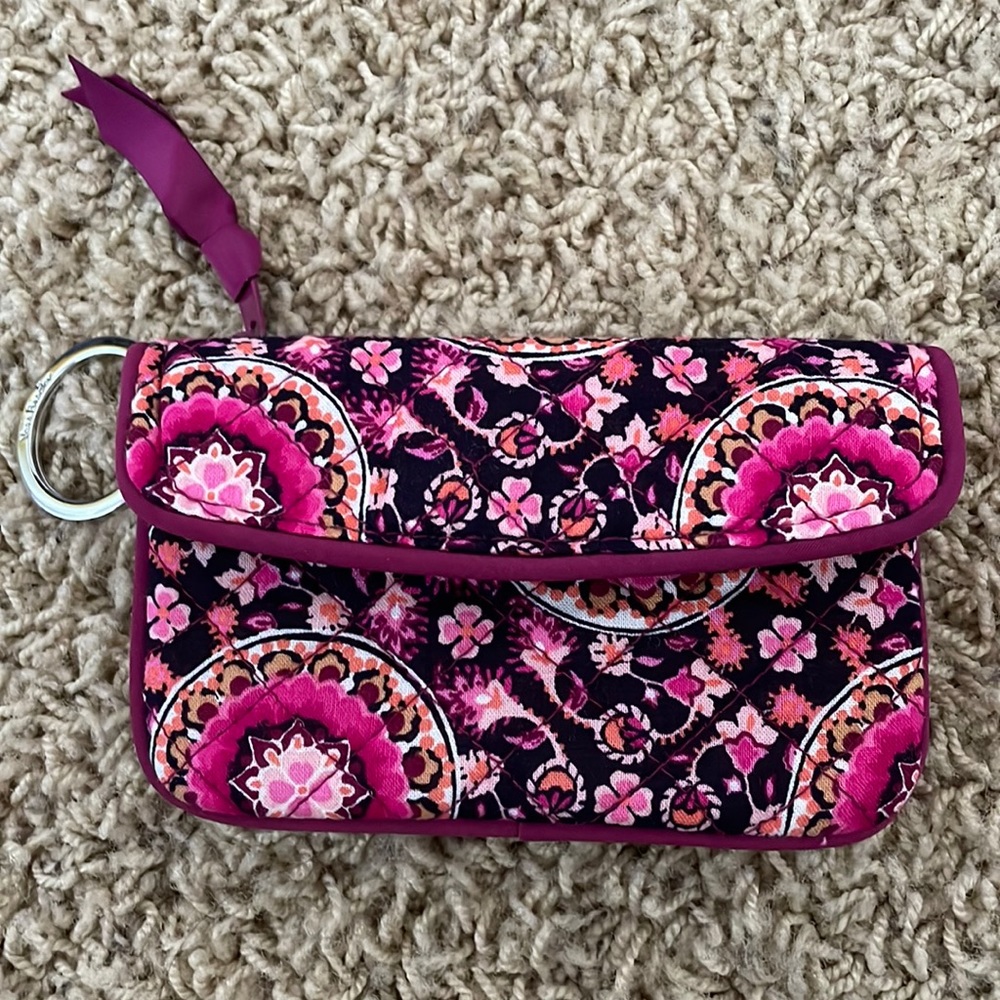 Vera Bradley card and coin case